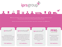 Tablet Screenshot of iprsgroup.com